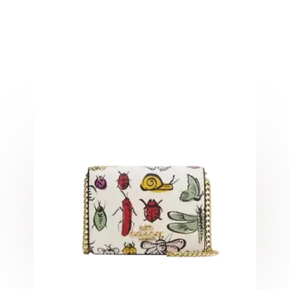 Coach Handbags - Coach Multicolor Insect Print Crossbody Bag